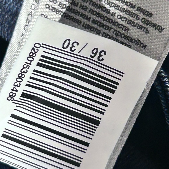 MAVI Jake Slim Leg Dark Blue Denim Jeans Sz 36 X 30 Men’s - Picture 15 of 16